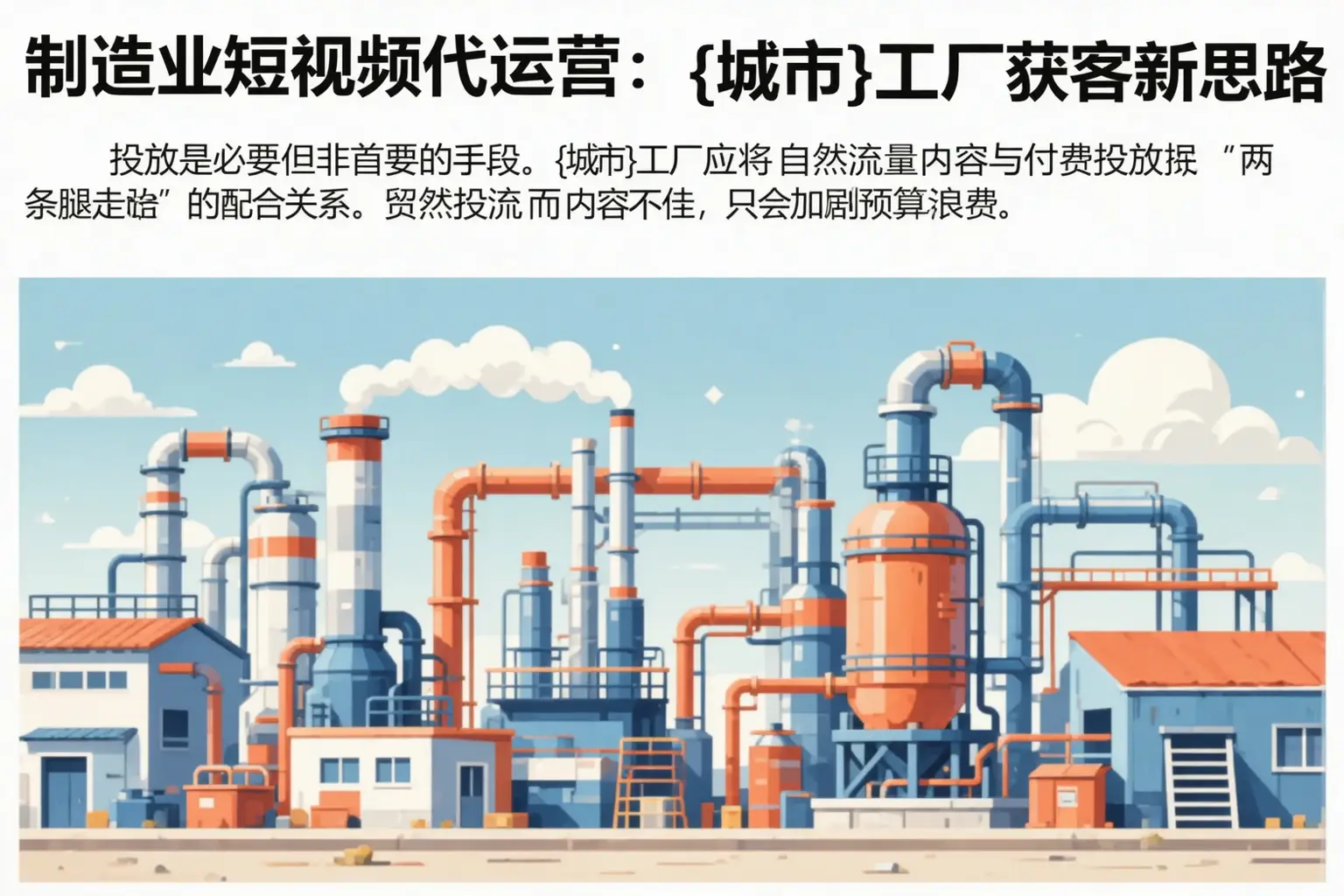 制造业短视频代运营：洪湖工厂获客新思路